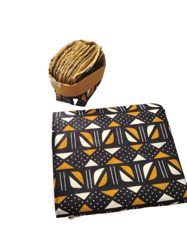 Lot 10 lingettes avec son panier